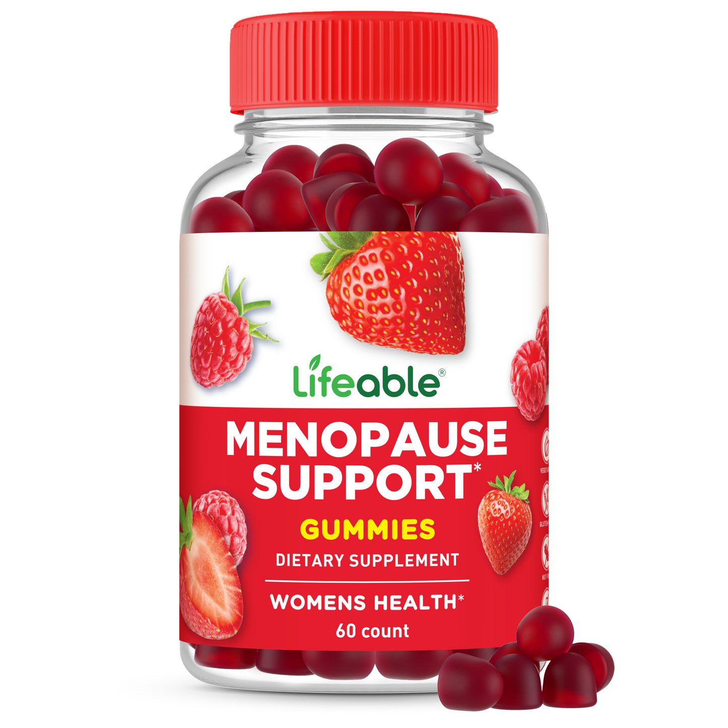 Lifeable Menopause Relief Gummies for Women, 60 ct