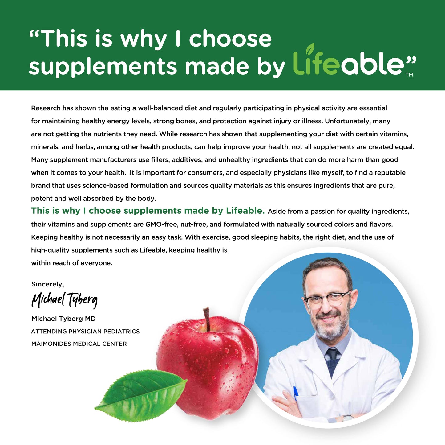 Lifeable Sugar Free Probiotics with Prebiotics Fiber Gummies: Berry Flavor / 60 Gummies
